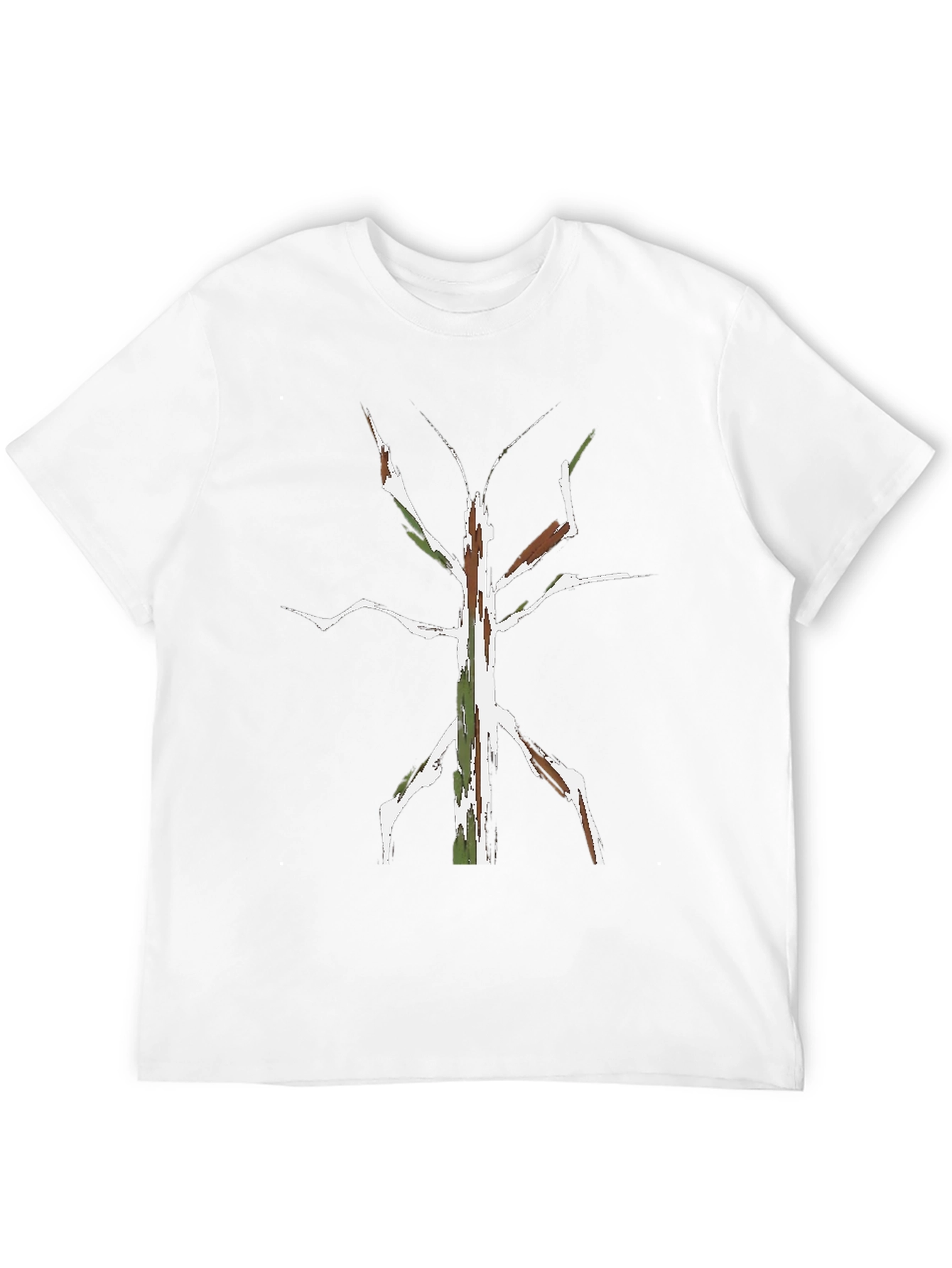 Stick Bug Camo Tee - Nature Inspired Graphic Shirt
