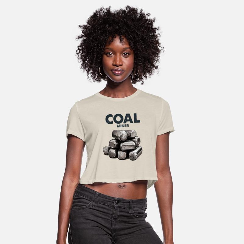Coal Miner T Shirt with American Flag
