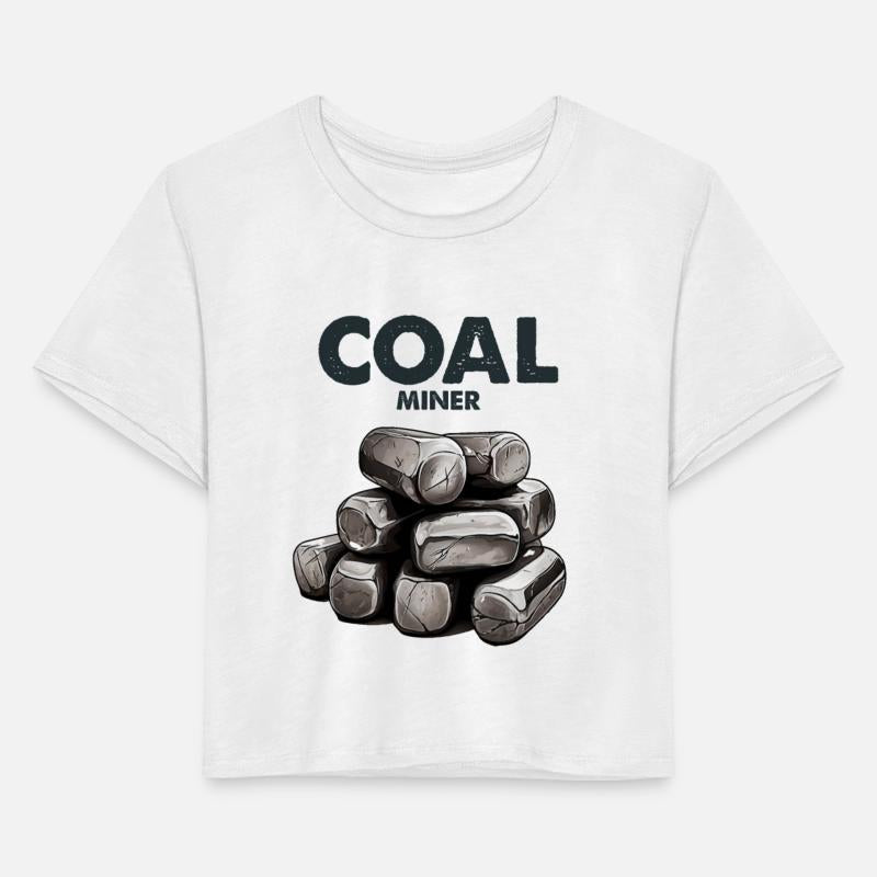 Coal Miner T Shirt with American Flag