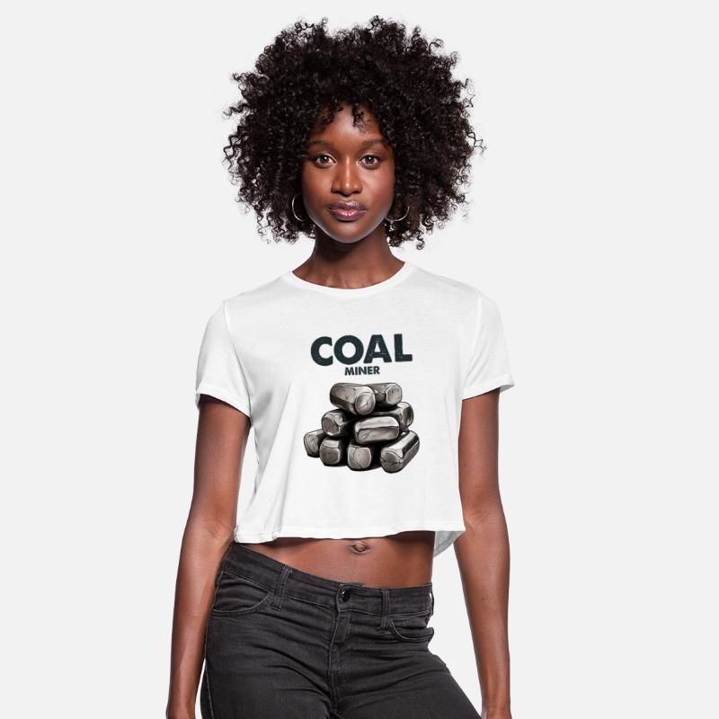 Coal Miner T Shirt with American Flag