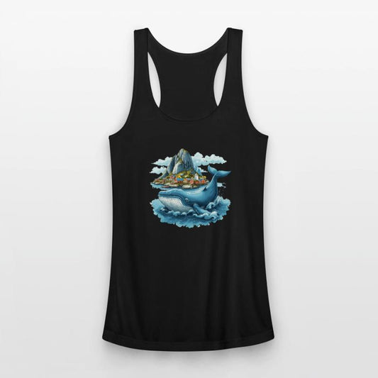 Coastal Village and Giant Whale Scandinavia