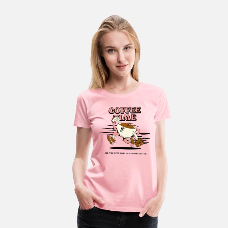 Coffee Time - Fun Cartoon Coffee Cup