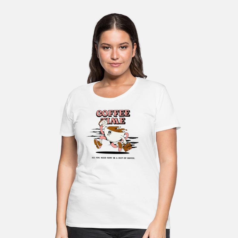 Coffee Time - Fun Cartoon Coffee Cup