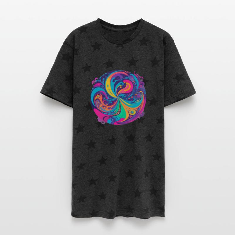 Color Swirl of Psychedelic Motion and Energy