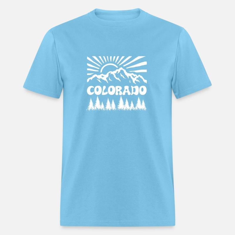 Colorado Flag Mountain State 70S Style