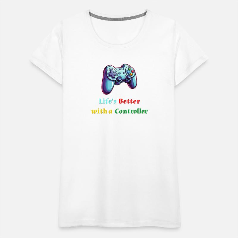 Colorful Gaming Controller Illustration