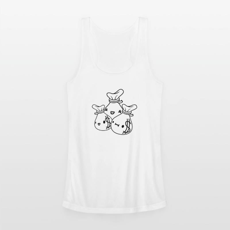 comic money bags friends