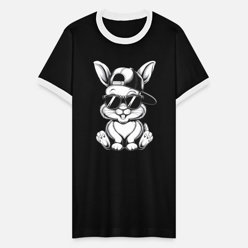 Cool Hip Hop Bunny in Sunglasses and Cap Sketch