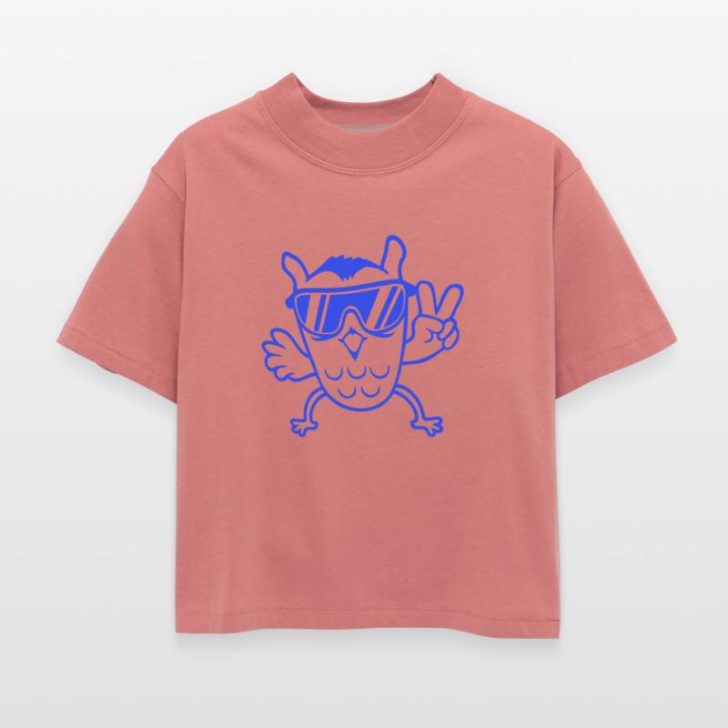 Cool Owl Bird Peace Hand Sign Victory Sunglasses