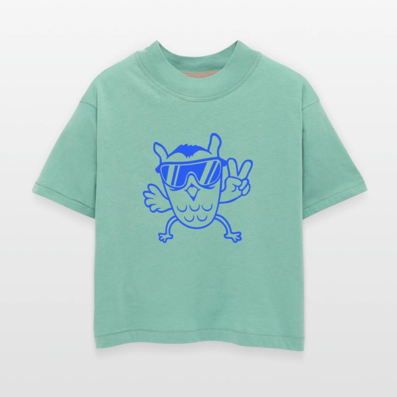 Cool Owl Bird Peace Hand Sign Victory Sunglasses