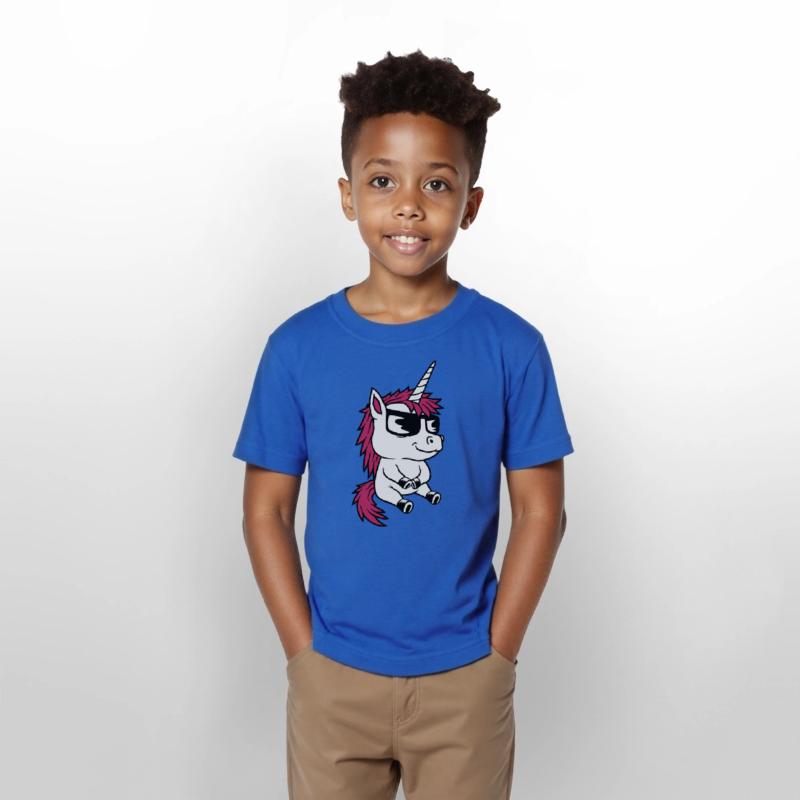 Cool sunglasses unicorn comic