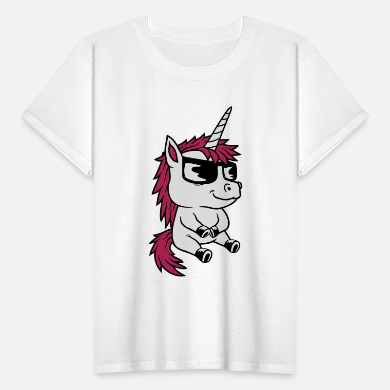 Cool sunglasses unicorn comic