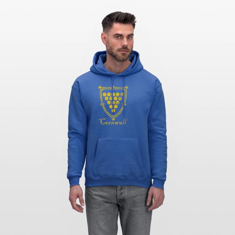 Cornwall Distressed Medieval Gold Cornish Shield