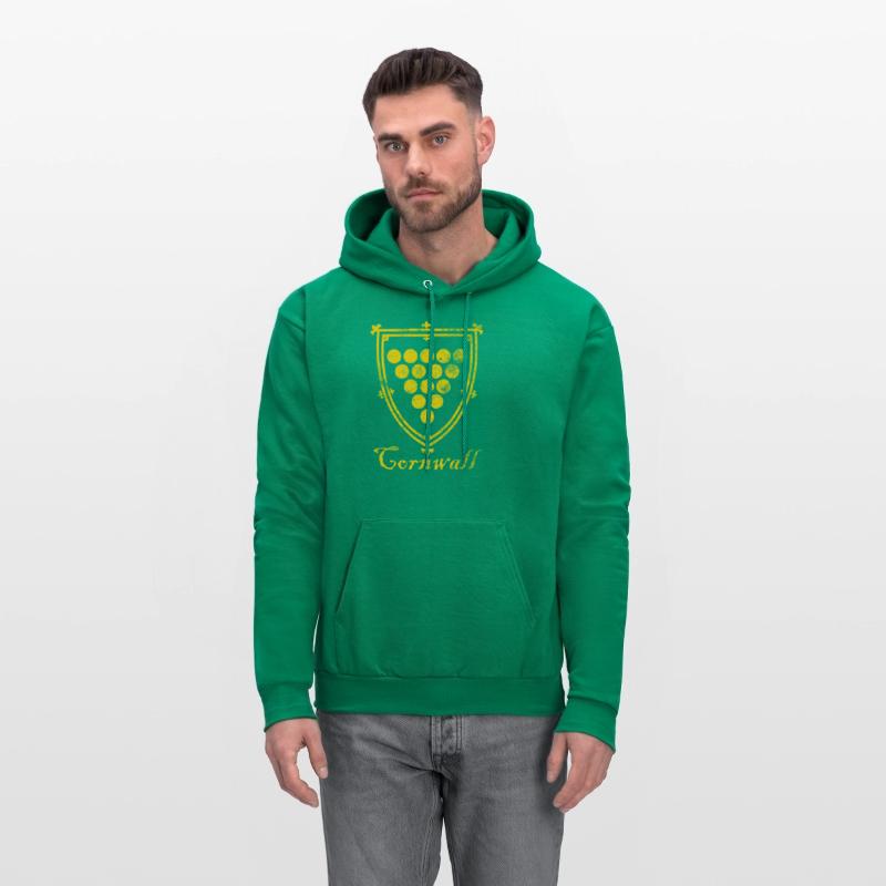 Cornwall Distressed Medieval Gold Cornish Shield