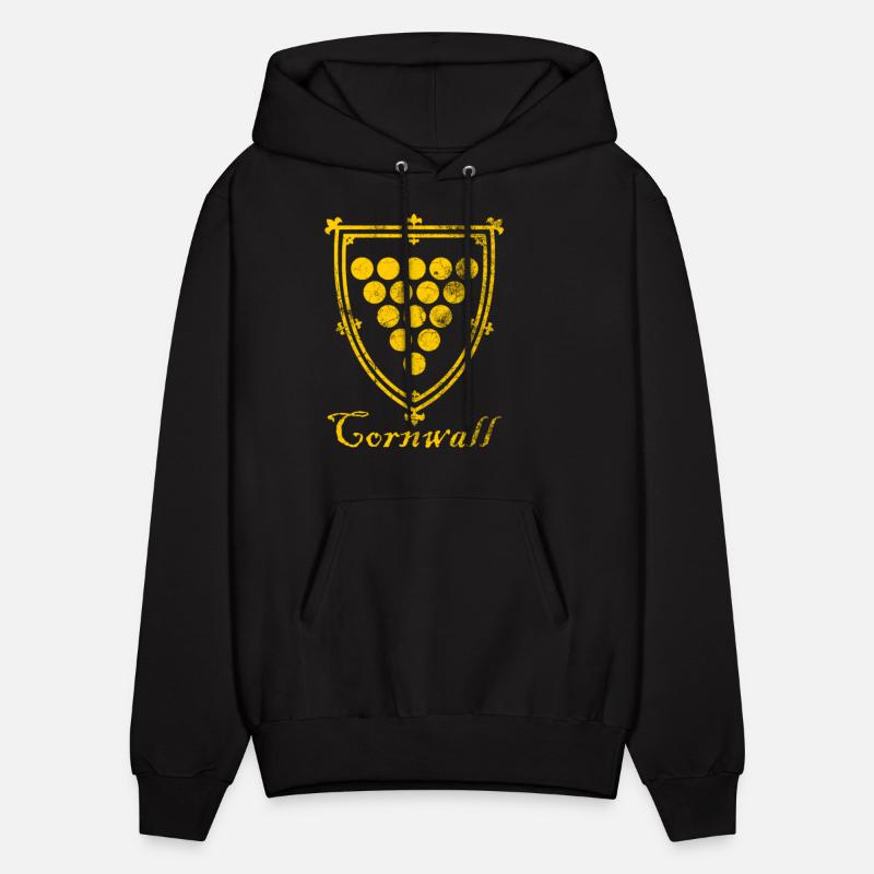Cornwall Distressed Medieval Gold Cornish Shield