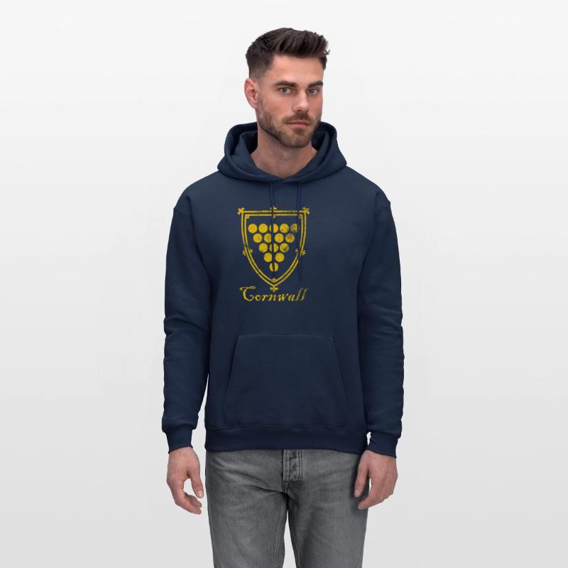 Cornwall Distressed Medieval Gold Cornish Shield