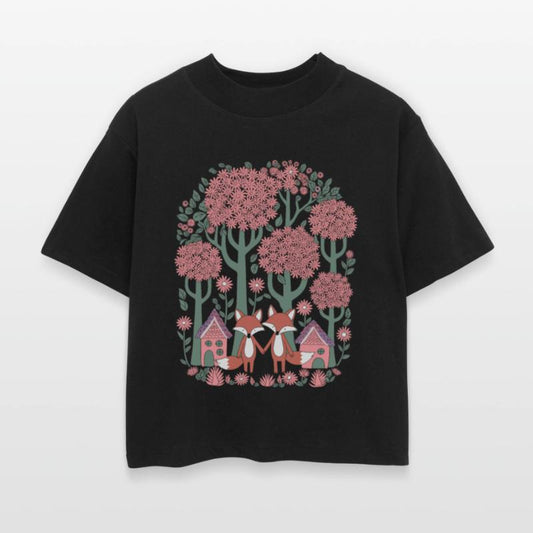 Cottagecore Foxes in enchanting Forest