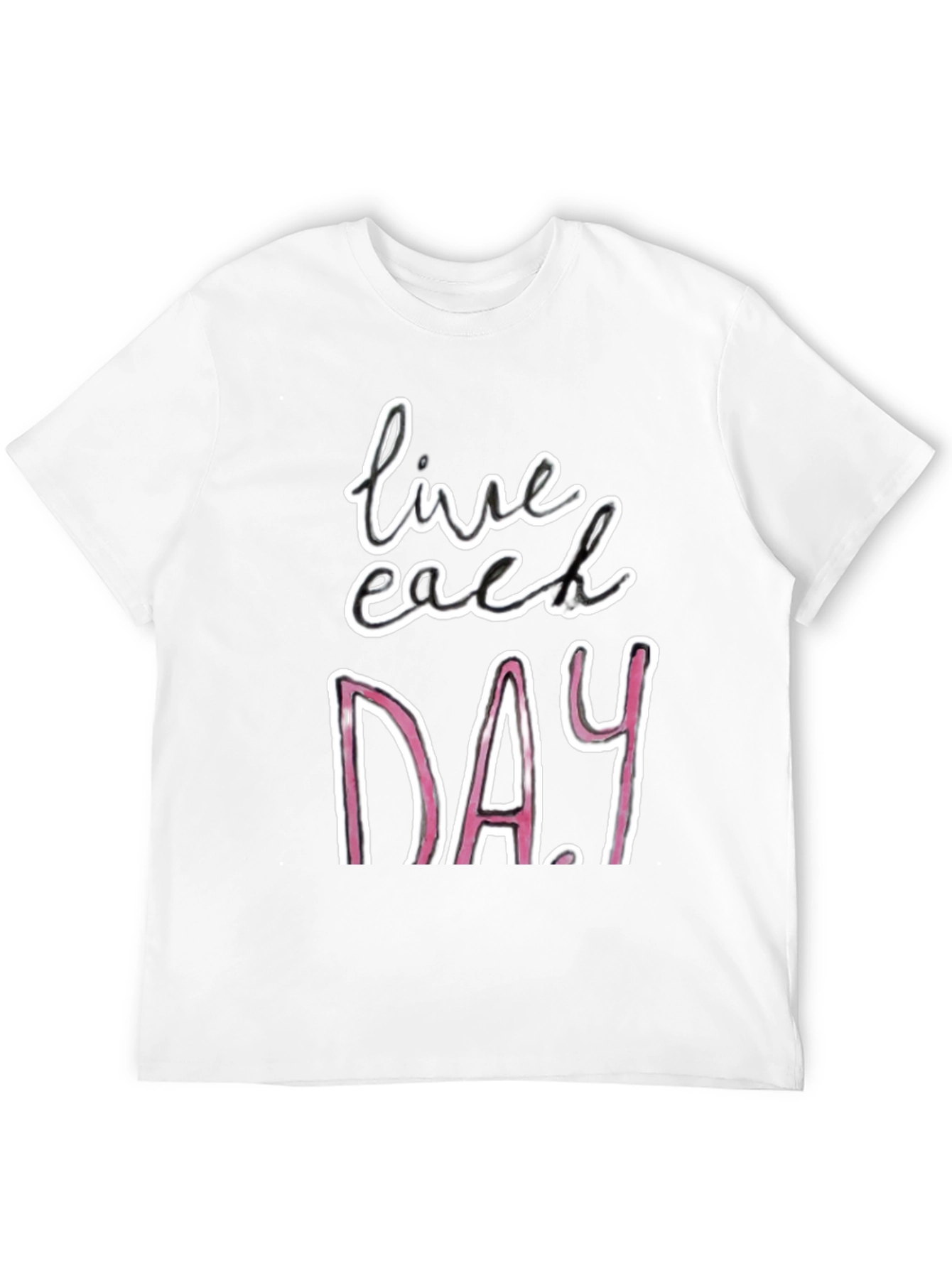 Live Each Day Graphic Tee - Black