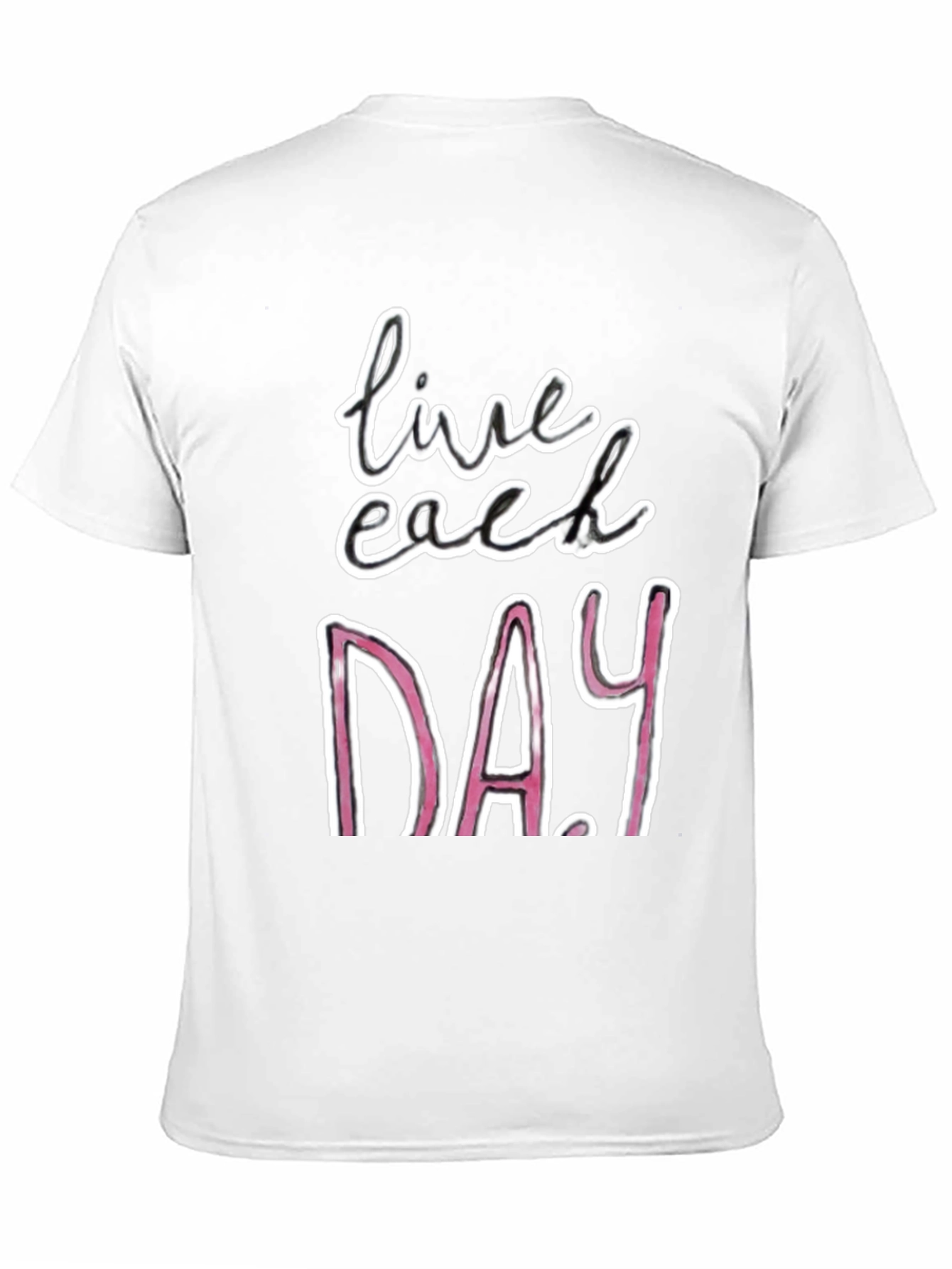 Live Each Day Graphic Tee - Black