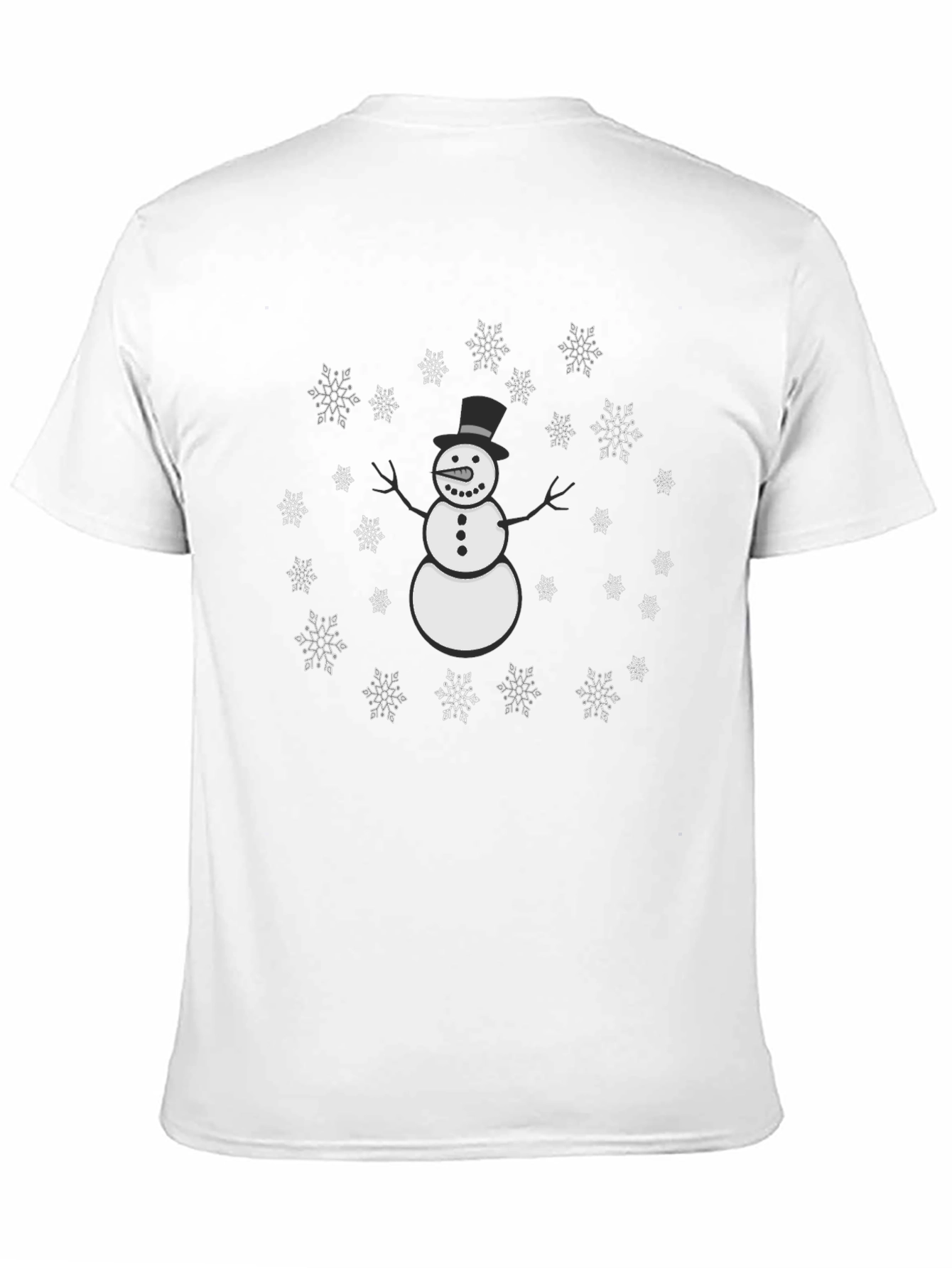 Snowman Snowflake Graphic Tee