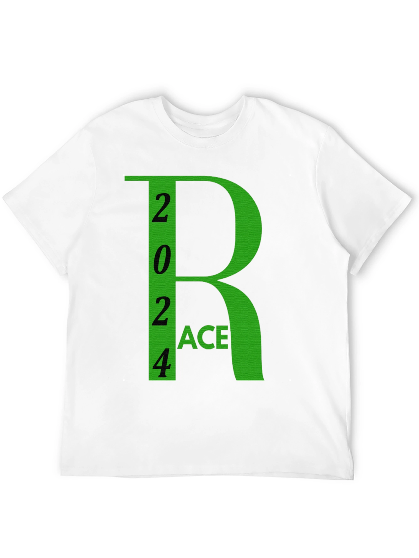 2024 Race Black Cotton Graphic Tee