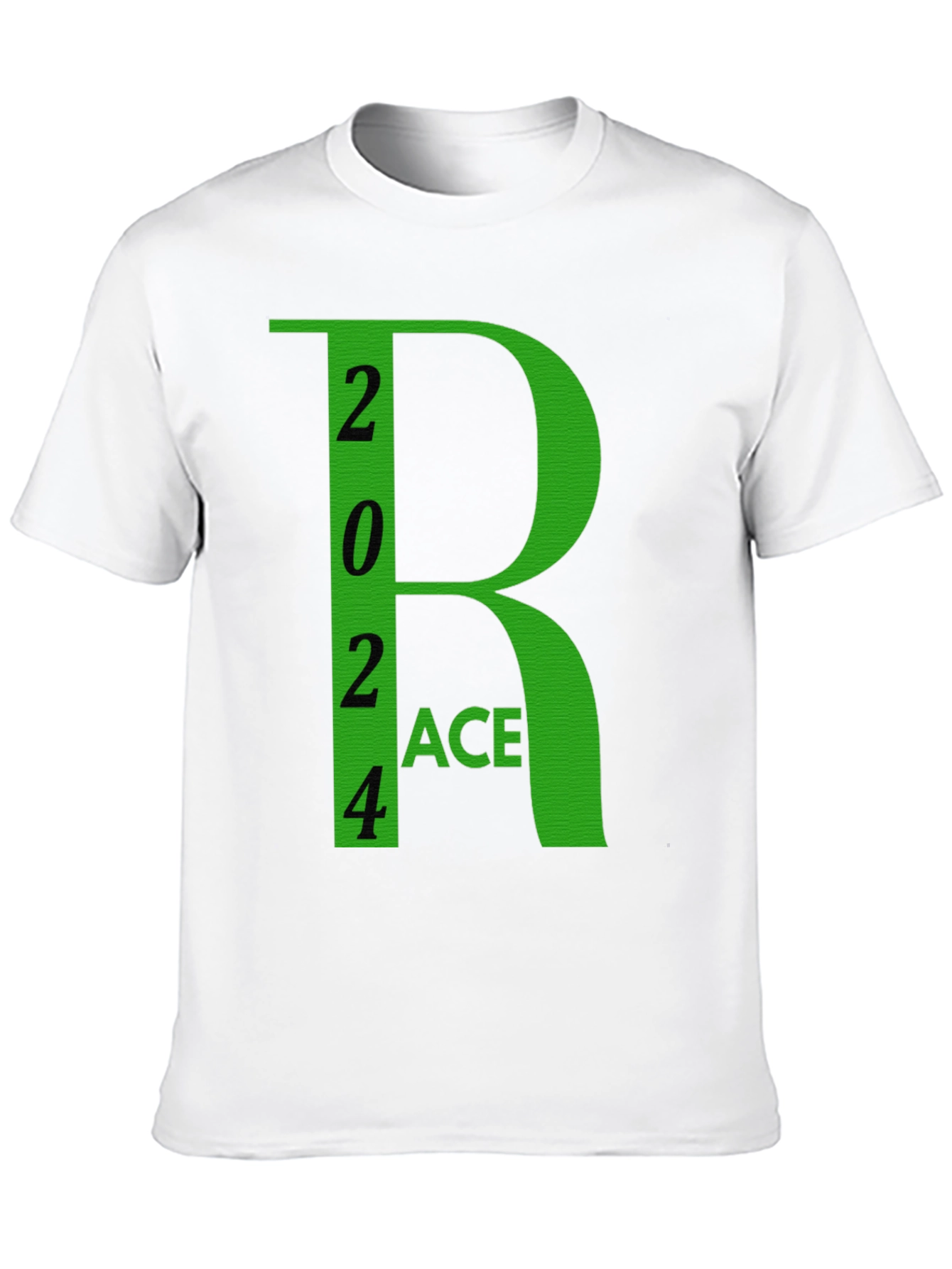 2024 Race Black Cotton Graphic Tee