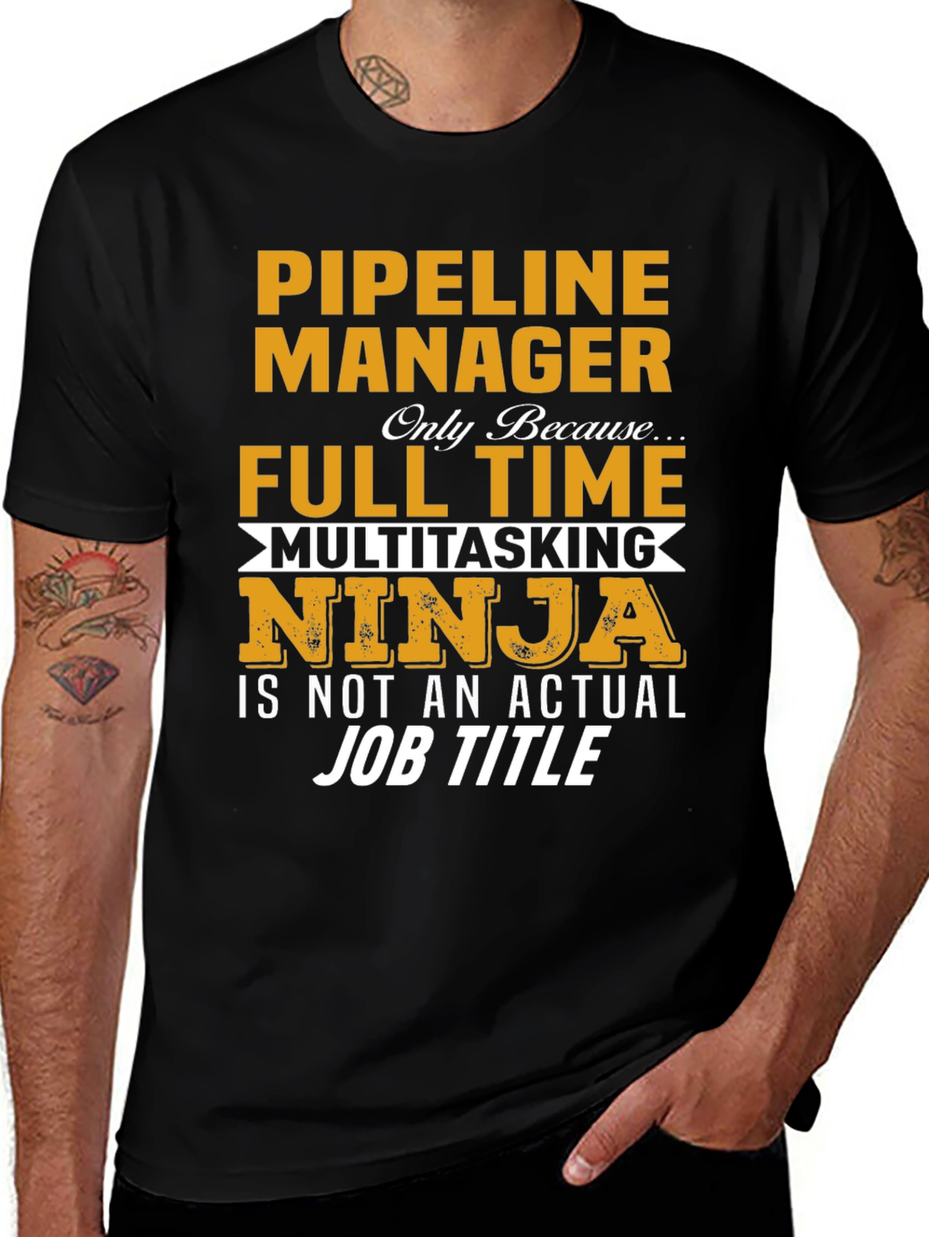 Pipeline Manager T-Shirt - Multitasking Ninja