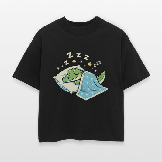 Crocodile Sleeping In Bed At Night Time