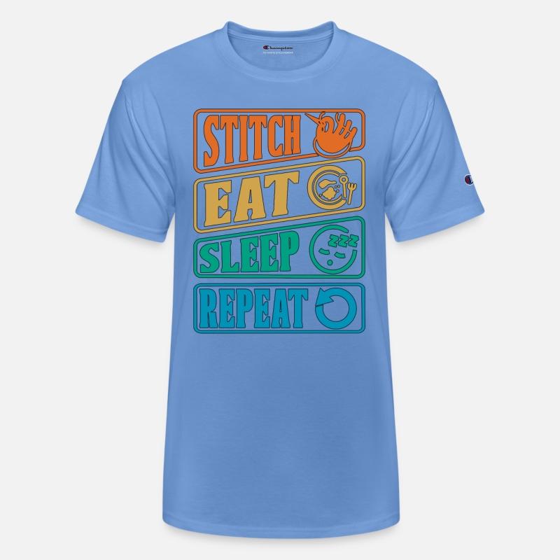 Cross Stitch Eat Sleep Repeat Sewing Needlepoint