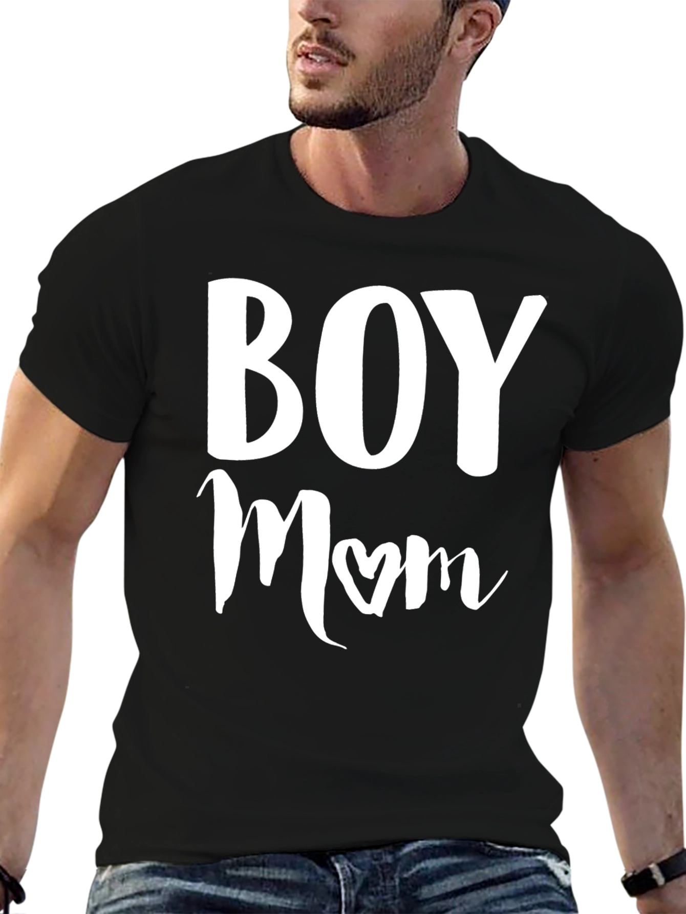 Boy Mom Graphic T-Shirt