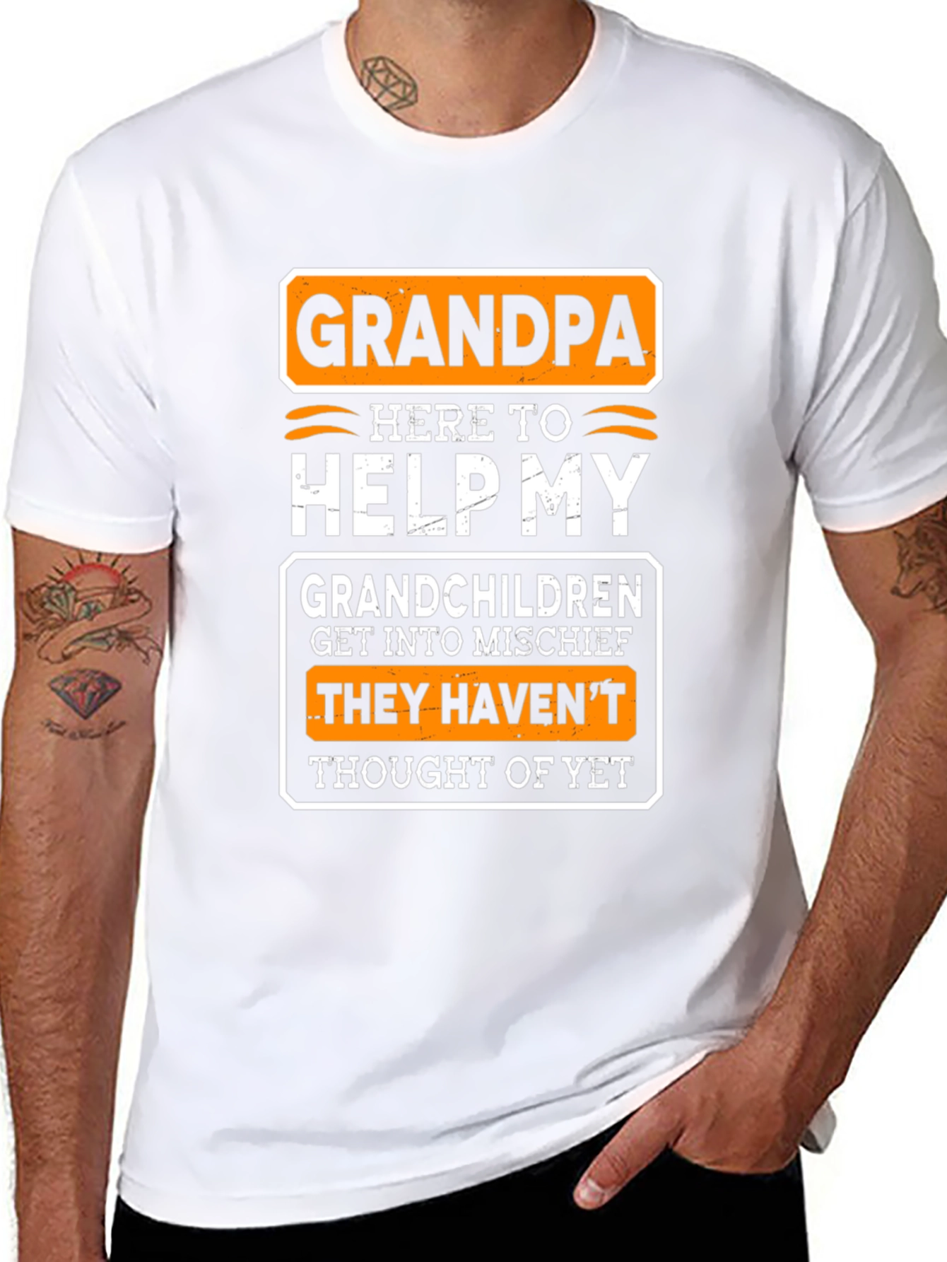 Grandpa Mischief T-Shirt: They Havent Thought of Yet