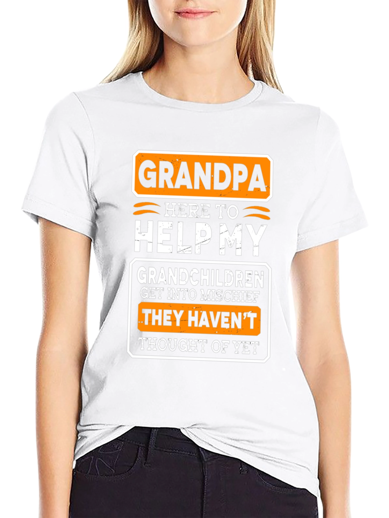 Grandpa Mischief T-Shirt: They Havent Thought of Yet