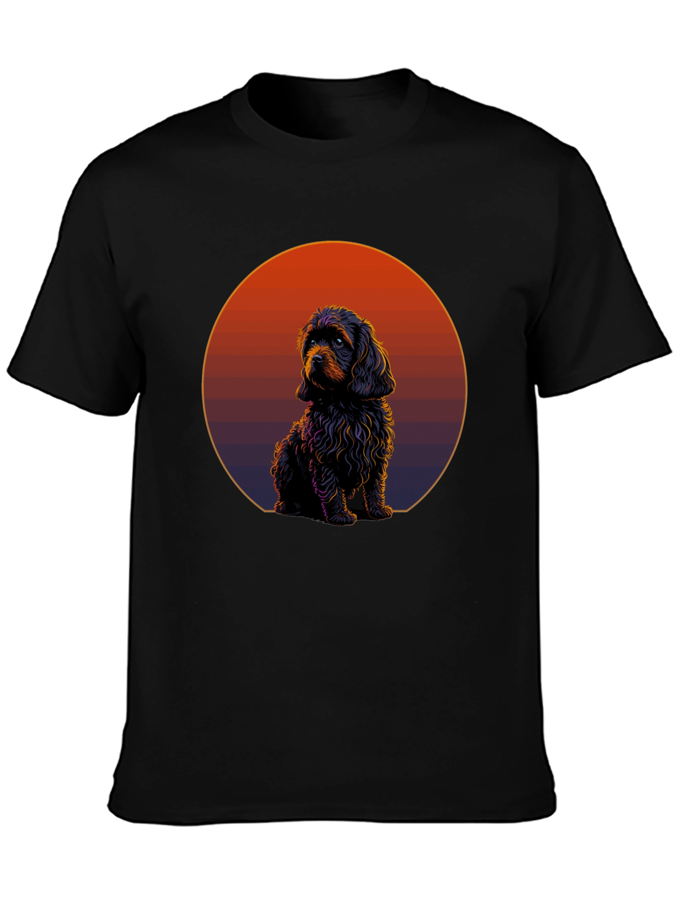 Sunset Dog Graphic Tee