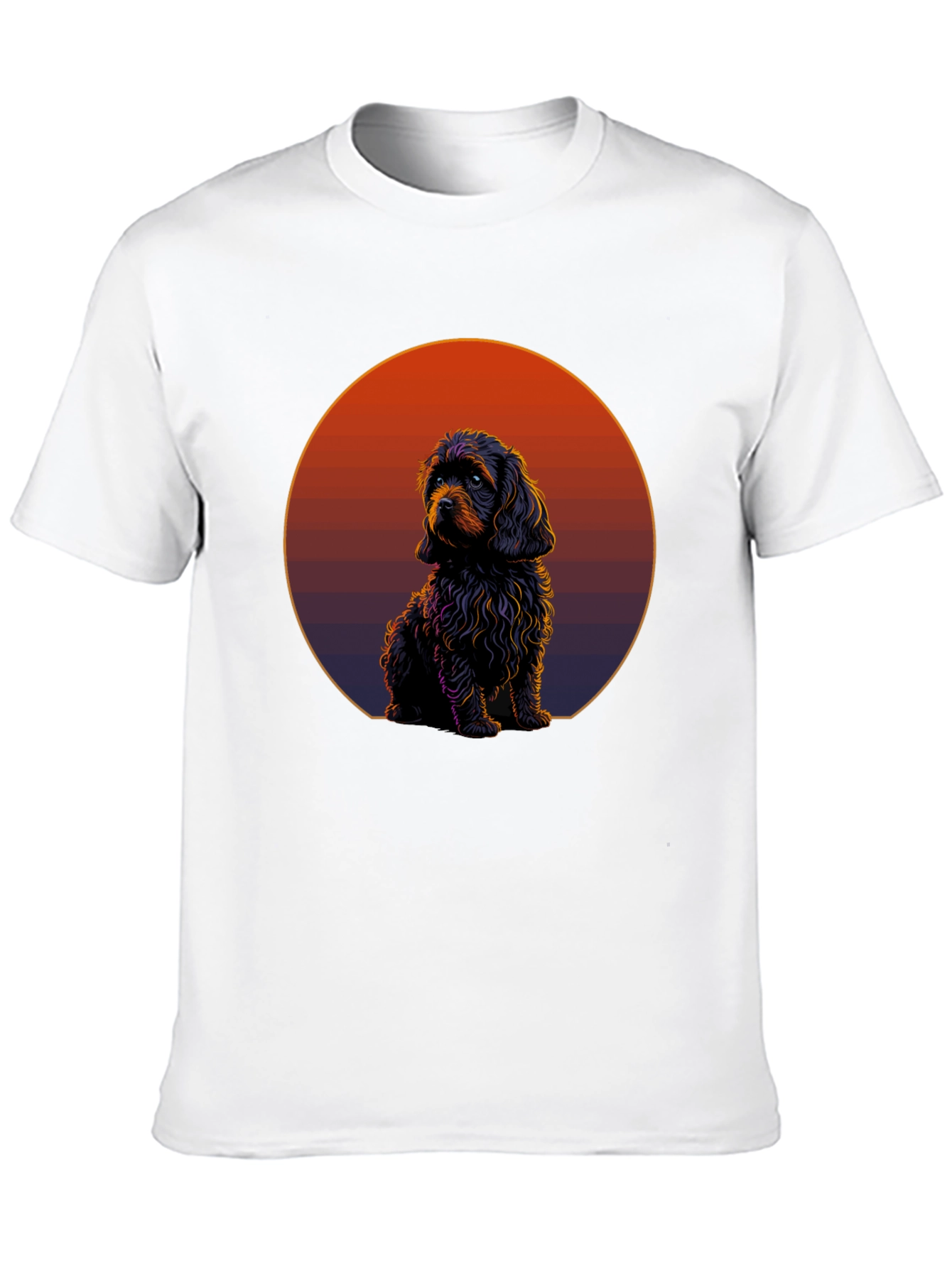 Sunset Dog Graphic Tee
