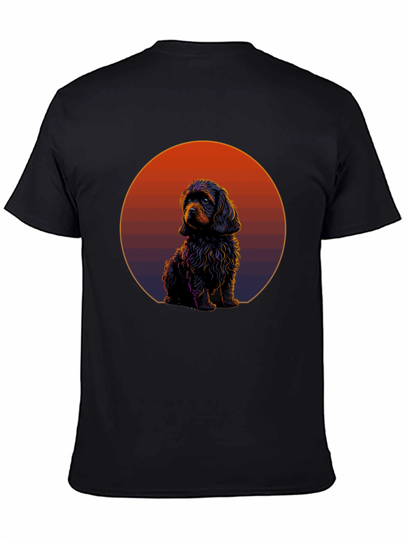Sunset Dog Graphic Tee