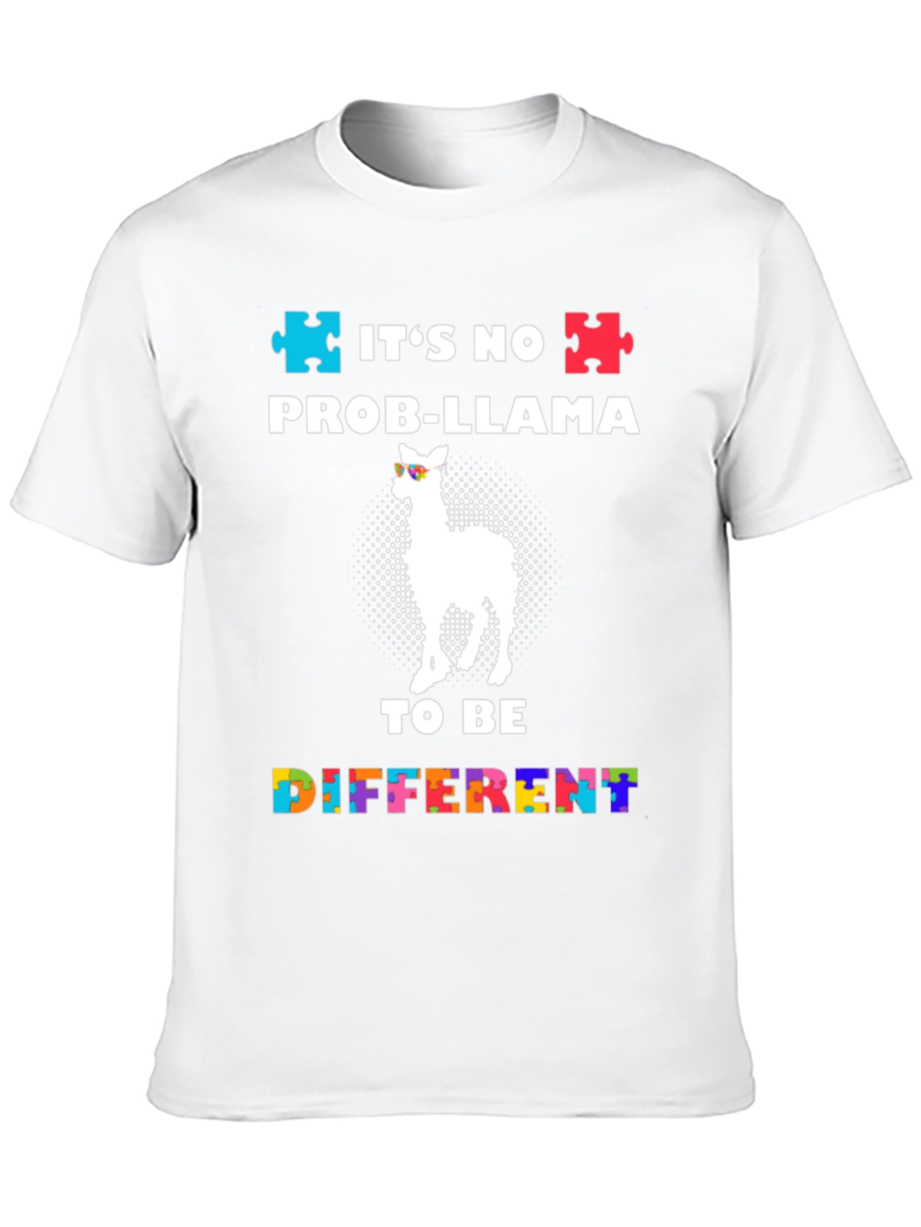 Autism Awareness Prob-Llama T-Shirt