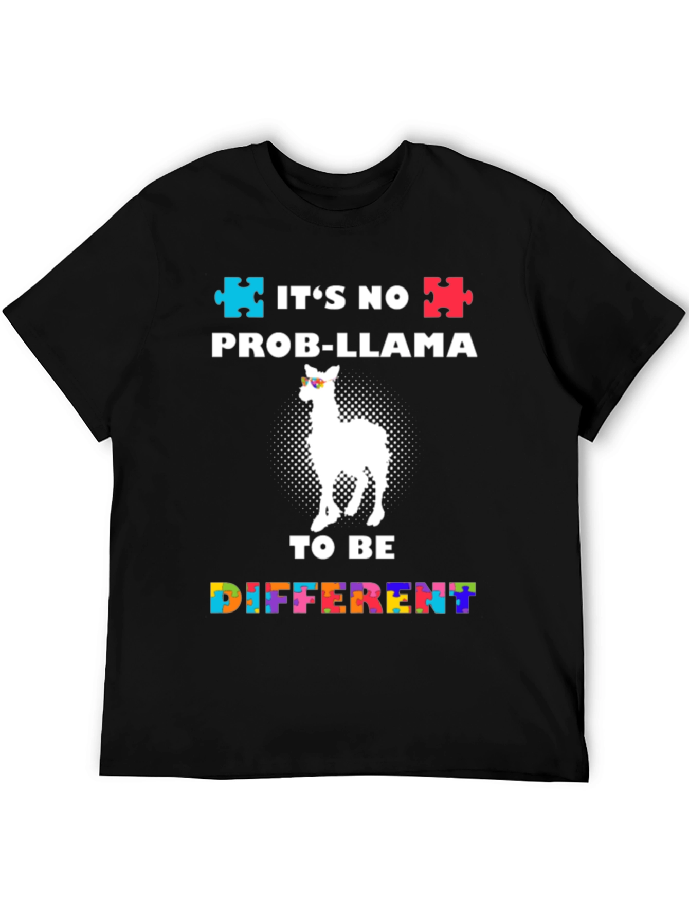 Autism Awareness Prob-Llama T-Shirt