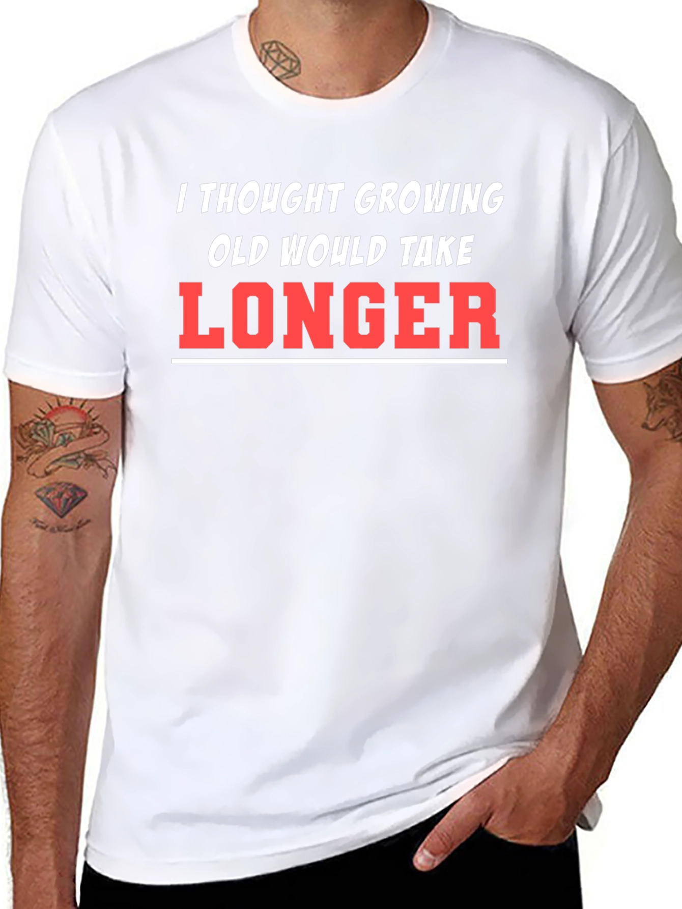 Funny Growing Old T-Shirt