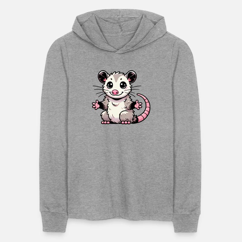 Cute Kawaii Opossum Cartoon Animal Art