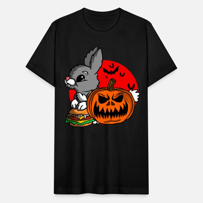Cute Spooky Halloween Bunny with Pumpkin Costume