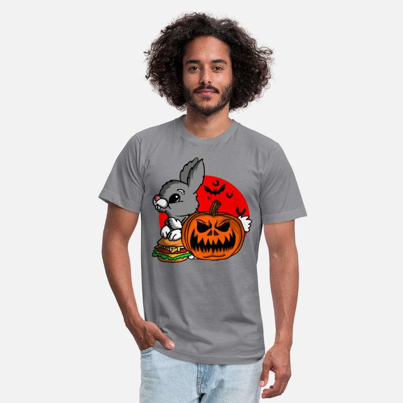 Cute Spooky Halloween Bunny with Pumpkin Costume