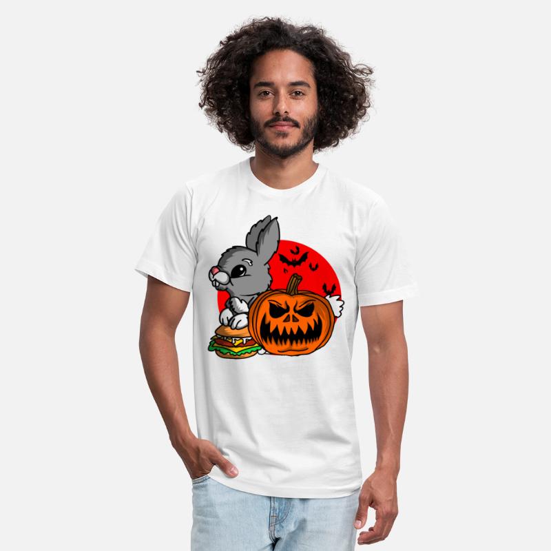 Cute Spooky Halloween Bunny with Pumpkin Costume