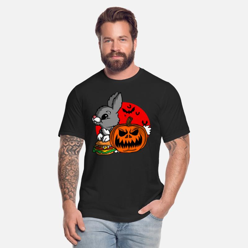 Cute Spooky Halloween Bunny with Pumpkin Costume