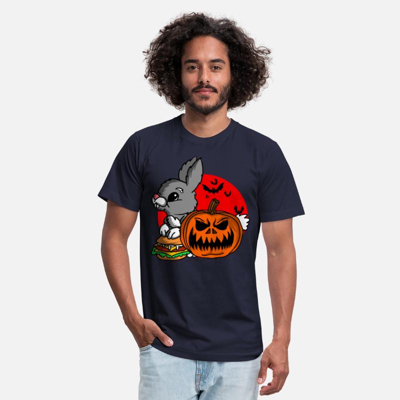 Cute Spooky Halloween Bunny with Pumpkin Costume