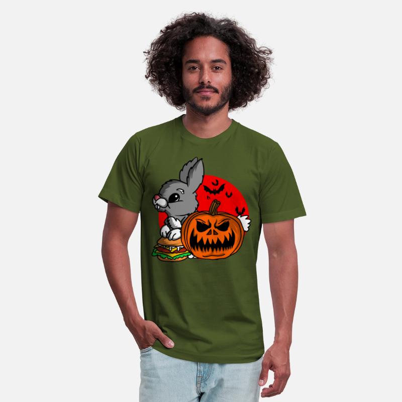 Cute Spooky Halloween Bunny with Pumpkin Costume