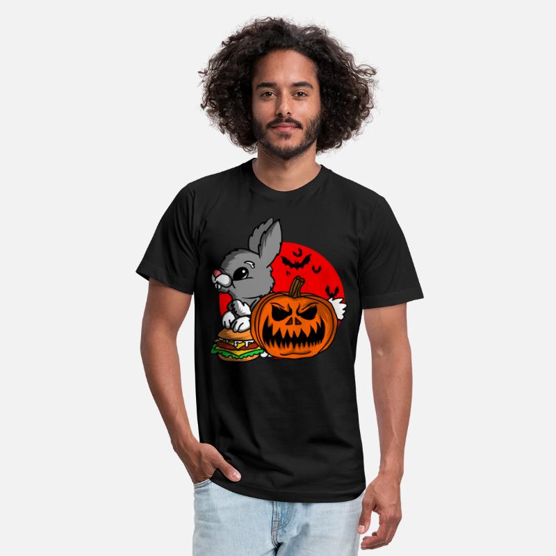 Cute Spooky Halloween Bunny with Pumpkin Costume