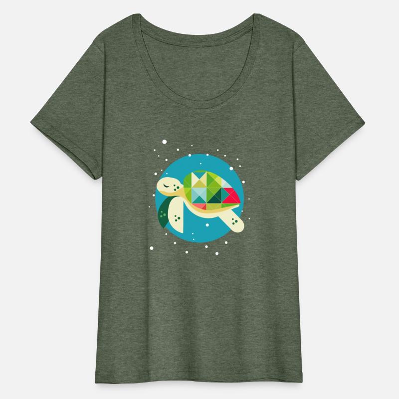 cute turtle - creative underwater world