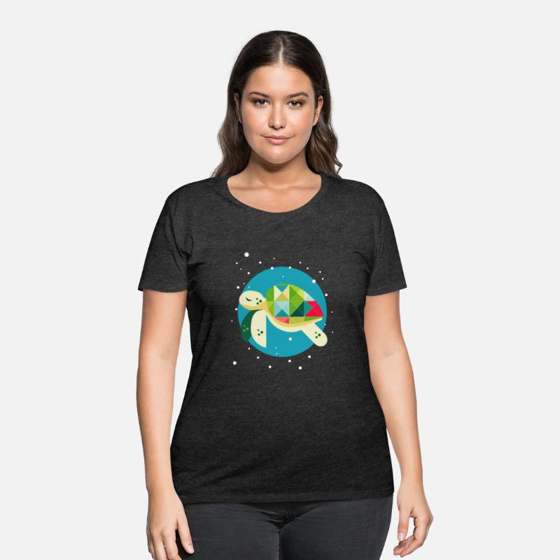 cute turtle - creative underwater world