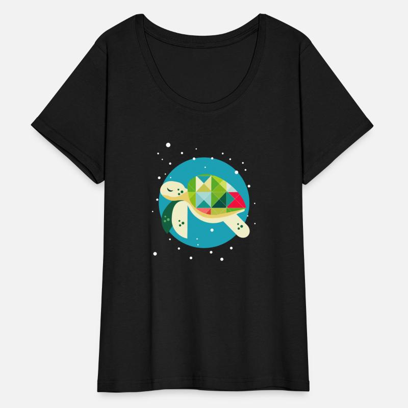 cute turtle - creative underwater world
