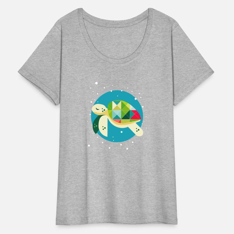 cute turtle - creative underwater world